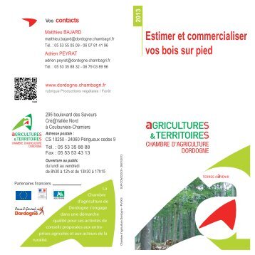 Estimer et commercialiser vos bois sur pied - Chambre d'Agriculture ...