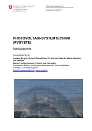 PHOTOVOLTAIK-SYSTEMTECHNIK (PVSYSTE)