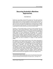 Securing Australia's Maritime Approaches - Security Challenges