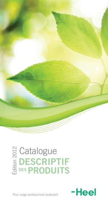 Catalogue DESCRIPTIF - Heel