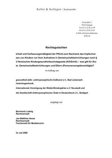 kommen Sie zum Rechtsgutachten - Gesundheit-Aktiv