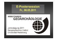 E-Poster - Geographisches Institut Uni Heidelberg