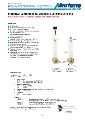 LFiX043-00- Prospekt - Martens Elektronik GmbH