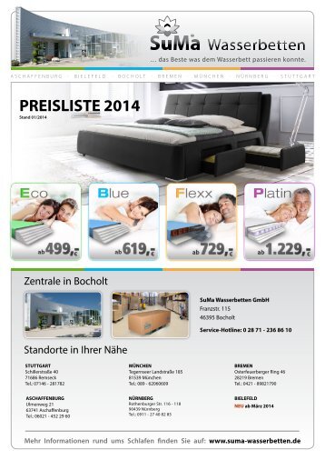 6 free Magazines from SUMA.WASSERBETTEN.DE 6 free Magazines from SUMA.WASSERBETTEN.DE