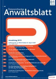 Anwaltstag 2013 - Österreichischer Rechtsanwaltskammertag