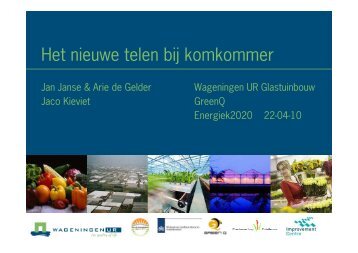 JJ - Energiek 22 april - Nieuwe Telen Komkommer - Energiek2020