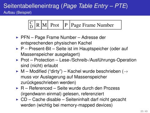 Teil 4: Speicherverwaltung