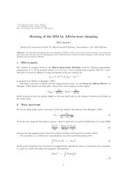 Heating of the ISM by AlfvÃ©n-wave damping - Theoretische Physik IV ...