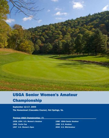 USGA Senior Women's Amateur Championship