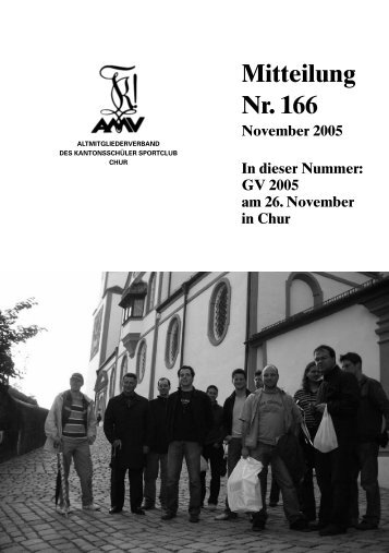 AMV-Mitteilung 166 - KSC Chur
