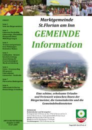 Gemeindezeitung Juli 2009 (528 KB) - St. Florian am Inn
