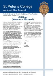 Old Boys' Newsletter - Issue 3, 2012 - St Peter's College