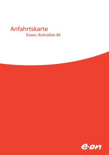 Anfahrtskarte - E.ON Gas Storage GmbH