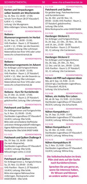 Programm Herbst 2013