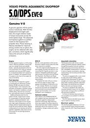 VOLVO PENTA AQUAMATIC DUOPROP Genuine V-8