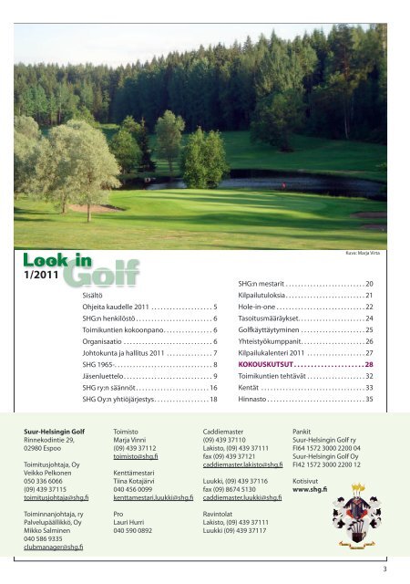 Look in Golf 1/2011