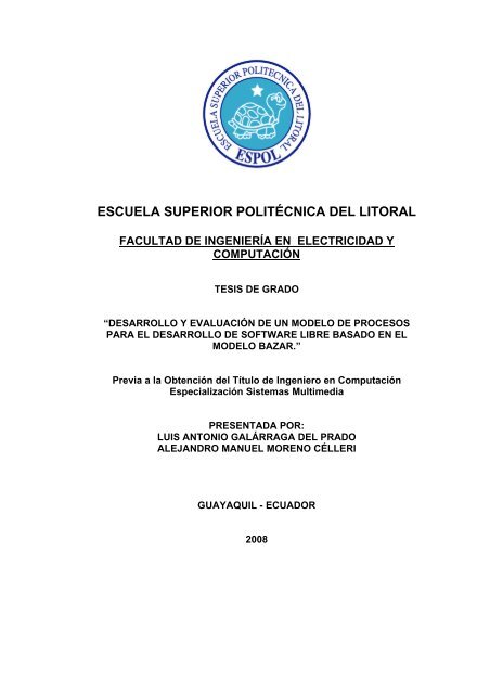 View Dspace En Espol Escuela Superior Politecnica Del Litoral