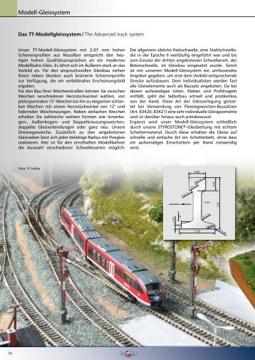 Auszug Tillig Gleis-Katalog 2011/2012