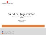 Suizid bei Jugendlichen