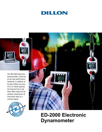 ED-2000 Electronic Dynamometer - Tech-Rentals