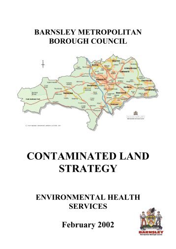 CONTAMINATED LAND STRATEGY - Barnsley Council Online