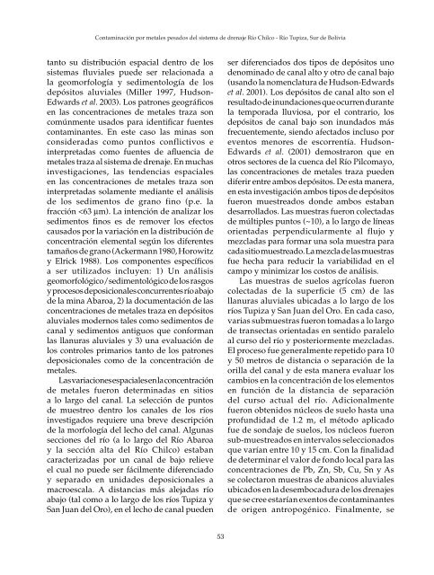 ContaminaciÃ³n por metales pesados del sistema de drenaje RÃ­o ...