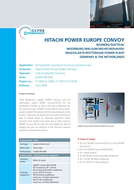 hitachi power europe convoy - Clyde Bergemann Power Group