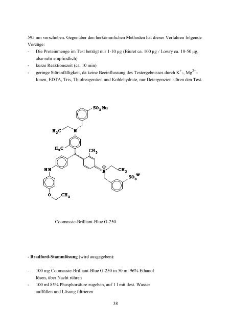 Biochemiepraktikum