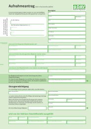 bitte in Druckschrift ausfüllen - Sektion Amberg