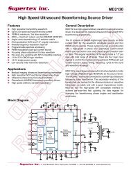 MD2130 Datasheet - Supertex