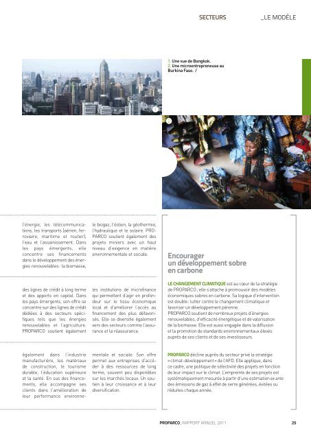 Rapport Annuel 2011 - Proparco