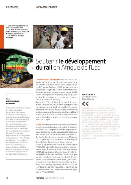 Rapport Annuel 2011 - Proparco