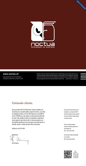 NOCTUA NF-A14 ULN (ES) - Noctua.at