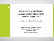 REVERSE ENGINEERING Avatare und ihre Emotionen ... - ZIT