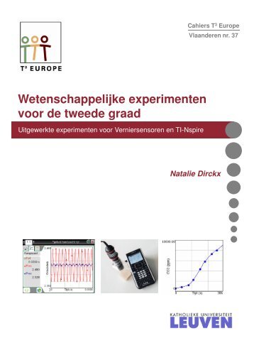 Cahier 37: Wetenschappelijke experimenten voor de tweede graad