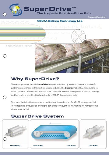 SuperDrive™ - Volta Belting Technology Ltd.