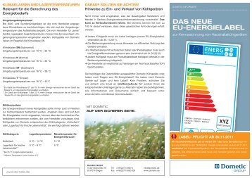 DAS NEUE EU-ENERGIELABEL - Waeco