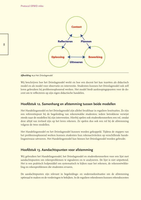 Samenvatting Protocol ERWD MBO - Volgens Bartjens