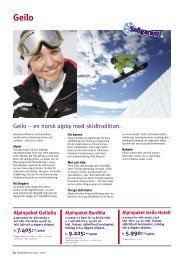 Geilo â en norsk alpby med skidtradition. fr. 5.990 ... - Bengt-Martins