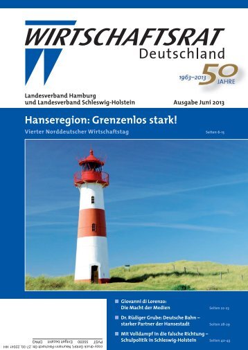 Ausgabe Juni 2013 11,28 MB - PDF - Wirtschaftsrat der CDU e.V.