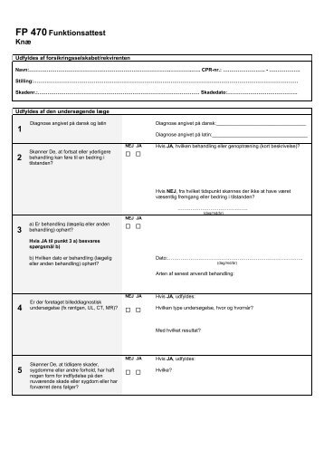 FP 470Funktionsattest - Lægeforeningen