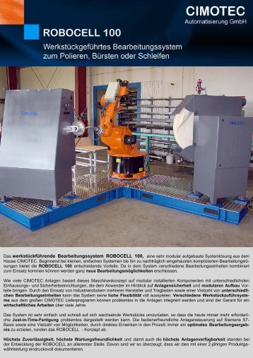 ROBOCELL 100 deutsch.pub - CIMOTEC Automatisierung Gmbh
