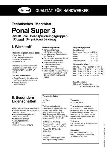 Ponal Super 3