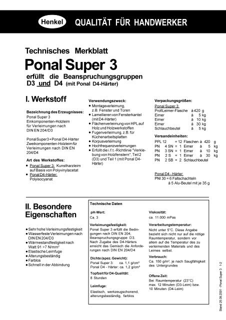 Ponal Super 3