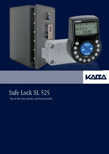 Safe Lock SL 525 - Kaba Group