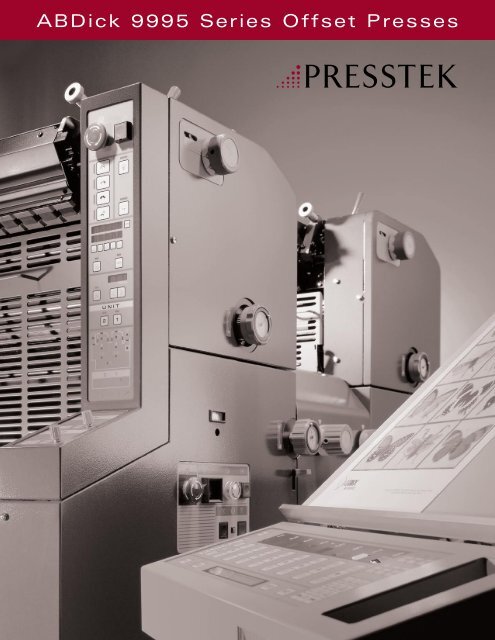 ABDick 9995 Series Offset Presses - Presstek