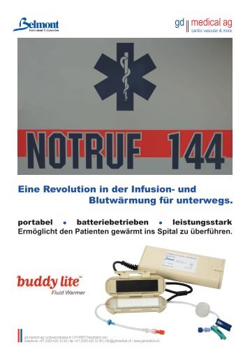 buddy lite - ProduktÃ¼bersicht - gd medical AG