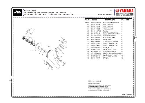 YBR125E YBR125E - Motomundi.com.br