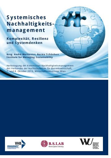 Systemisches Nachhaltigkeits- management - Institute for Managing ...