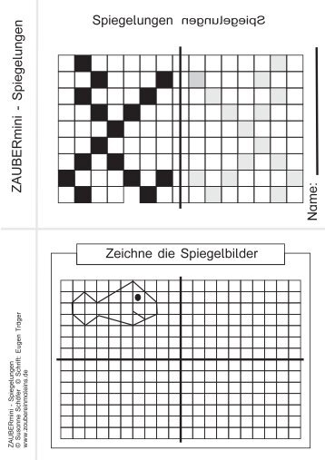 ZAUBERmini - Spiegelungen - Zaubereinmaleins